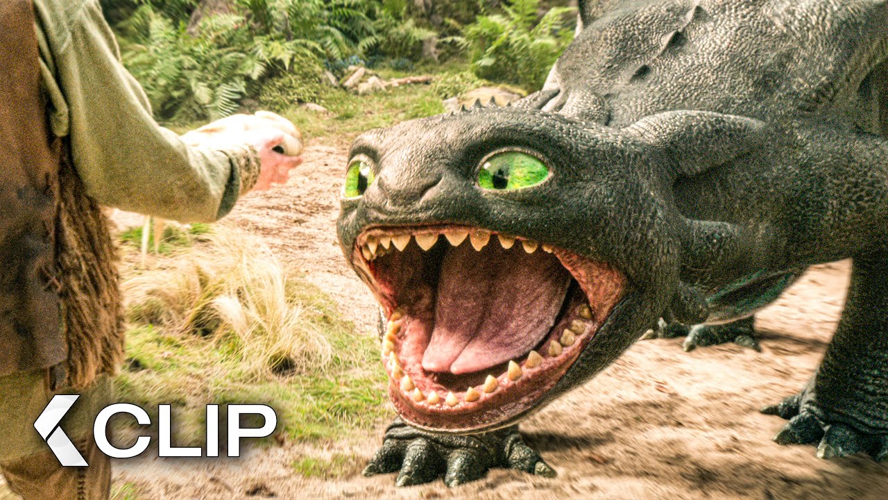 Hiccup Feeds Toothless Scene – HOW TO TRAIN YOUR DRAGON (2025)